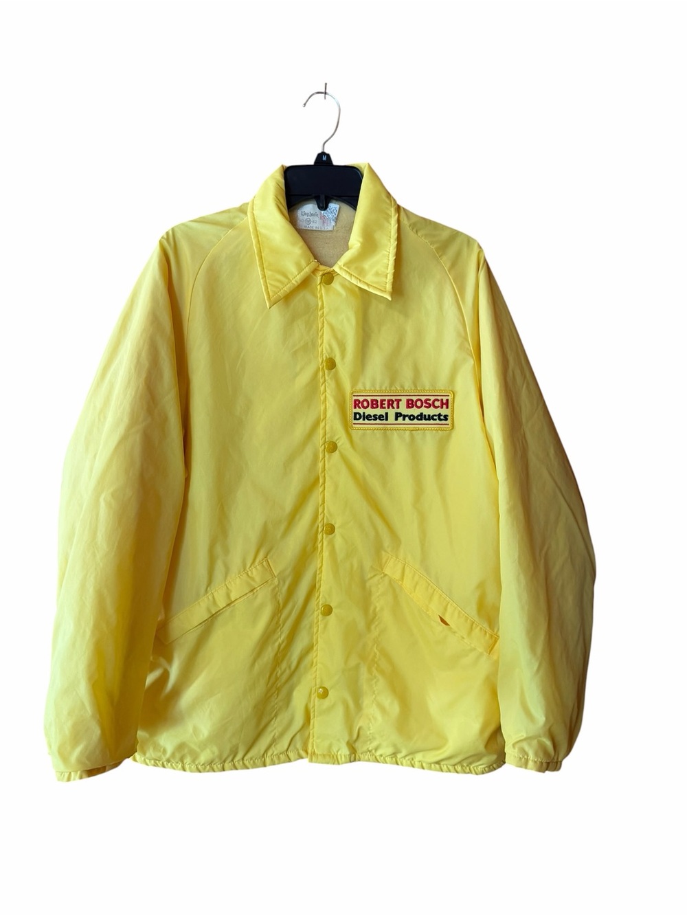 1970/80s King Louie Pro Fit Snap Front Faux Shearling Lined Coaches’ Jacket